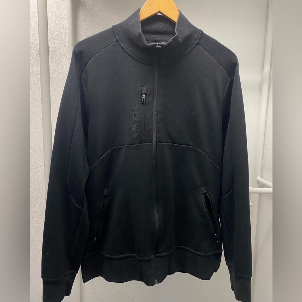 Polo Ralph Lauren Black/Black Zip Up L